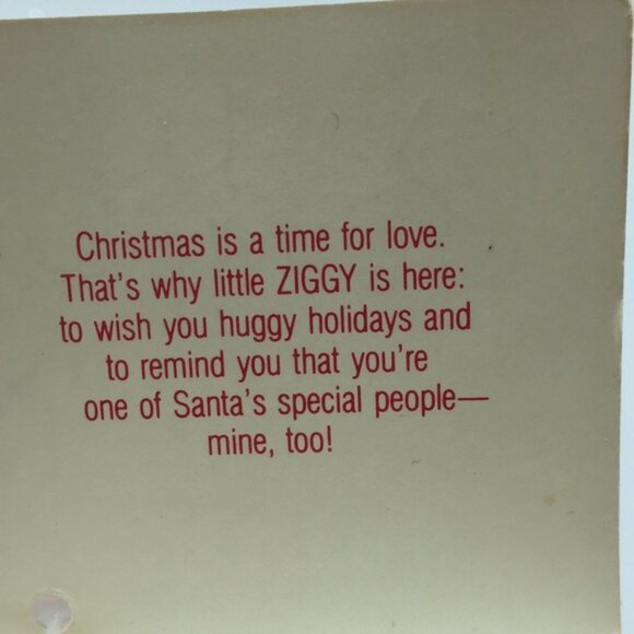 Ziggy Carleton Christmas “I Love You” Stuffed Toy Tom Wilson American Greetings - Picture 8 of 16